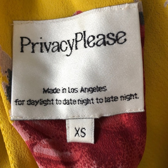 Privacy Please Yellow Midi dress - cut out back! - Picture 4 of 4